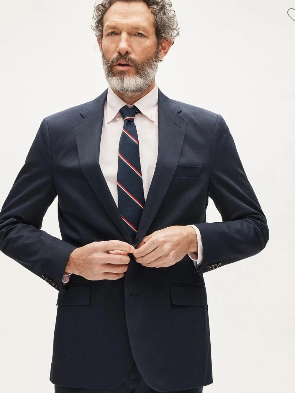 J Crew Ludlow Slim-fit suit jacket in Japanese cotton chino CQ521 Navy Size 42R